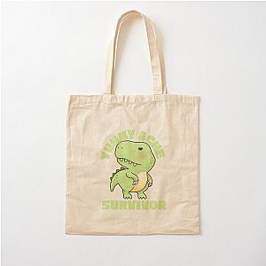   TUMMY ACHE SURVIVOR Cotton Tote Bag