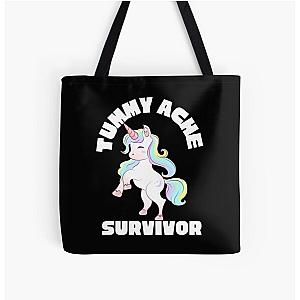  TUMMY ACHE SURVIVOR All Over Print Tote Bag