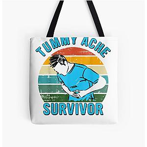 Tummy Ache Survivor shirt All Over Print Tote Bag