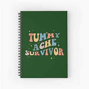 Tummy Ache Survivor   Spiral Notebook