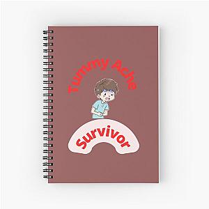 Tummy Ache Survivor W2 Spiral Notebook