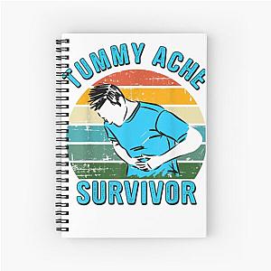 Tummy Ache Survivor shirt Spiral Notebook