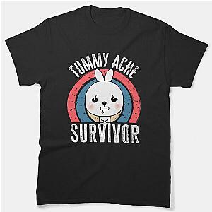 Tummy Ache Survivor - Funny Bunny Retro Sunset Classic T-Shirt