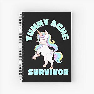  TUMMY ACHE SURVIVOR Spiral Notebook