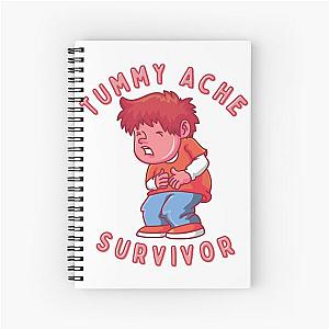 Tummy Ache Survivor | Tummy Ache Survivor Trends | Tummy relief | Stomach Ache | Tummy Pain  Spiral Notebook