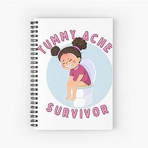 Tummy Ache Survivor | Tummy Ache Survivor Trends | Tummy relief | Stomach Ache | Tummy Pain  Spiral Notebook