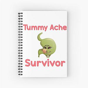 Tummy Ache Survivor Vintage Men Women Gift Spiral Notebook