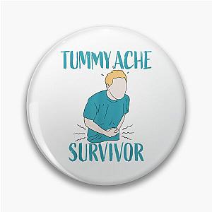 Vintage Tummy Ache Survivor, Tummy Ache Survivor, Funny Meme Quote , Stomachache IBS  (1) Pin