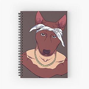 Dog Tupac Shakur Spiral Notebook