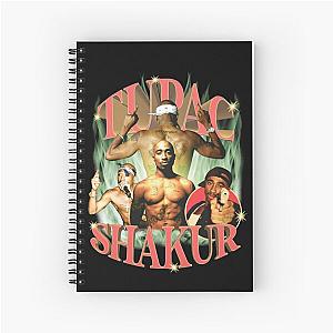 Tupac Shakur - Streetwear Clothing - Spiral Notebook