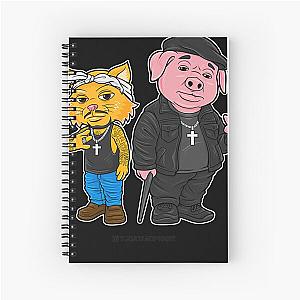 Tupac Shakur  piggie Spiral Notebook