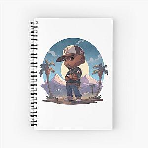 Tupac Shakur Rapper Spiral Notebook