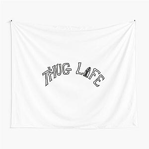 Thug Life 2pac Tupac Shakur Tattoo Tapestry