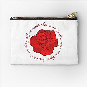 The Rose That Grew From Concrete - Tupac Shakur Zipper Pouch