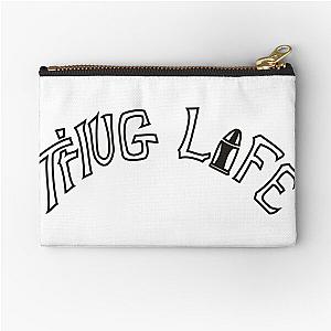 Thug Life 2pac Tupac Shakur Tattoo Zipper Pouch