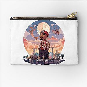 Tupac Shakur Rapper Zipper Pouch