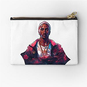 Tupac Shakur Rapper Zipper Pouch