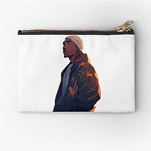 Tupac Shakur Rapper Zipper Pouch