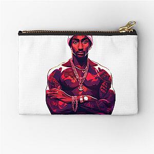 Tupac Shakur Rapper Zipper Pouch