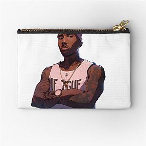 Tupac Shakur Rapper Zipper Pouch