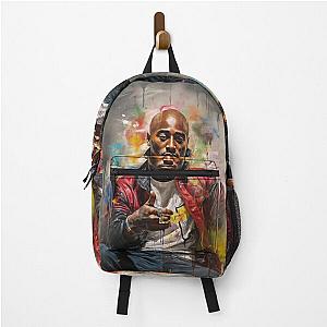 Tupac Shakur Red Jacket Backpack