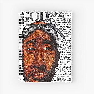 Tupac Shakur Spiral Notebook