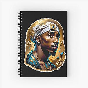 Rap Legend 2Pac Tupac Shakur Spiral Notebook