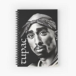 All Eyez On Me - Tupac Outlaw  Spiral Notebook