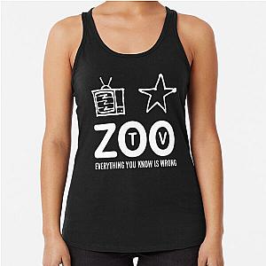 U2 ZOO TV BY ABEL 2017   Racerback Tank Top