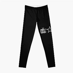 U2 - Zoo TV Symbols - White   Leggings