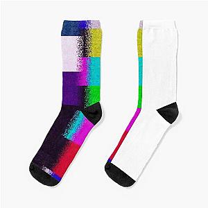 TV Beep Screen - Glitch - Error - Bug Socks