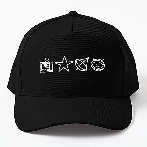 U2 - Zoo TV Symbols - White Baseball Cap