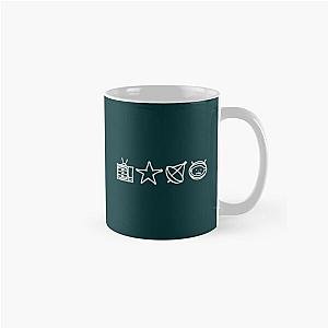 U2 - Zoo TV Symbols - White   Classic Mug