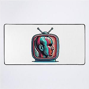 tv head Desk Mat