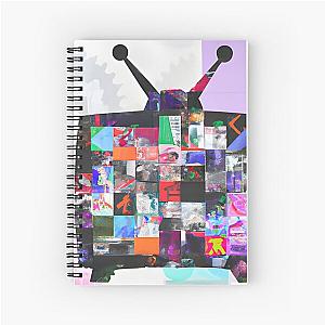 Static Tv Spiral Notebook