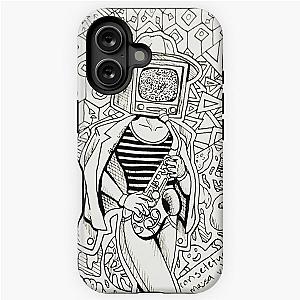 TV Head Saxophone Player iPhone Tough Case