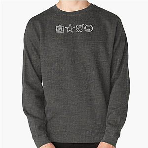 U2 - Zoo TV Symbols - White Pullover Sweatshirt