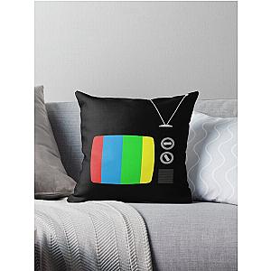 minimalist tv Throw Pillow