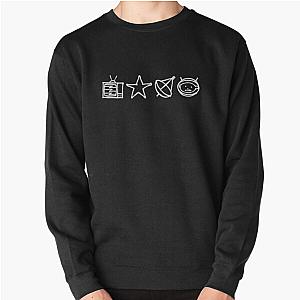 U2 - Zoo TV Symbols - White   Pullover Sweatshirt