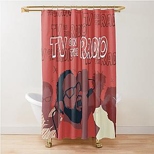 Red New TV on the tour 2022 Shower Curtain