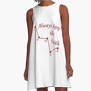 Always Keep Faith TVXQ A-Line Dress