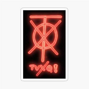 TVXQ Neon Logo Sticker