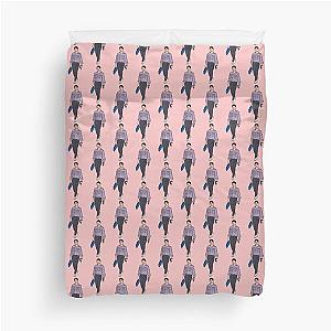 choikang changmin tvxq full body Pink f8c1c1 Duvet Cover