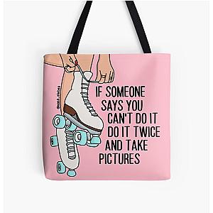 Do it twice by Sasa Elebea All Over Print Tote Bag RB0809