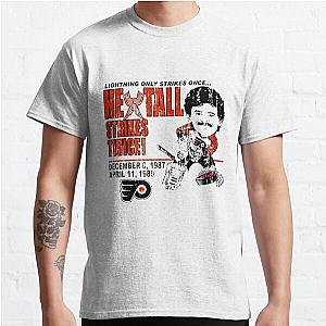 Flyers Ron Hextall Strikes Twice Classic T-Shirt RB0809