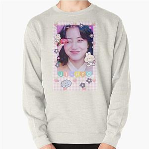 Jihyo Twice Once Polco Photocard Selca Kpop Kawaii Deco Pullover Sweatshirt RB0809