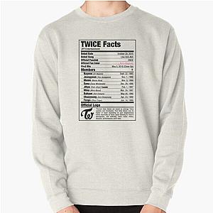 TWICE Kpop Nutritional Facts Pullover Sweatshirt RB0809