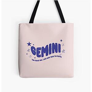 Gemini: Two-faced? Nah, I just have twice the charm! All Over Print Tote Bag RB0809