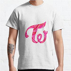 twice k-pop logo sticker Classic T-Shirt RB0809