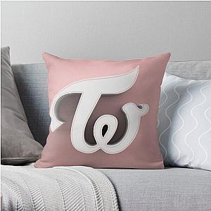 TWICE Kpop logo  Throw Pillow RB0809